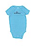 Carter's 100% Cotton Blue Short Sleeve Onesie 12-18 MO / 18 MO - photo 1