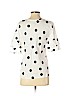 Ann Taylor LOFT 100% Cotton White 3/4 Sleeve Top Size S - photo 2
