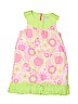 Hartstrings 100% Cotton Print Green Dress Size 5 - photo 1