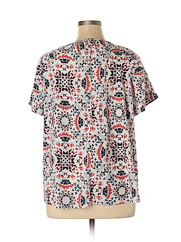 a.n.a. A New Approach Short Sleeve Blouse (view 2)