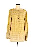 Tory Burch Yellow Long Sleeve Blouse Size 6 - photo 1
