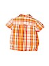 Cherokee 100% Cotton Orange Short Sleeve Button-Down Shirt 18-24 MO / 24 MO - photo 2