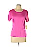 Dana Buchman Pink Short Sleeve Top Size L - photo 1