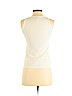 Ann Taylor 100% Polyester Ivory Sleeveless Blouse Size XS (petite) - photo 2