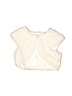 Jona Michelle 100% Polyester Ivory Shrug Size 6 - photo 1