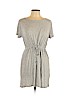 H&M 100% Viscose Gray Casual Dress Size L - photo 1