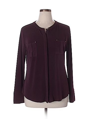 Dana Buchman Long Sleeve Button-Down Shirt (view 1)
