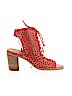 Jeffrey Campbell for Free People Red Ankle Boots Size 10 - photo 1