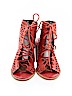 Jeffrey Campbell for Free People Red Ankle Boots Size 10 - photo 2