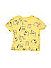 Zara 100% Cotton Yellow Short Sleeve T-Shirt Size 2 - 3 - photo 1