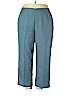 Alfred Dunner 100% Polyester Blue Yoga Pants Size 22W - photo 1