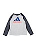 Adidas Graphic Color Block Gray Active T-Shirt Size 7 - photo 1