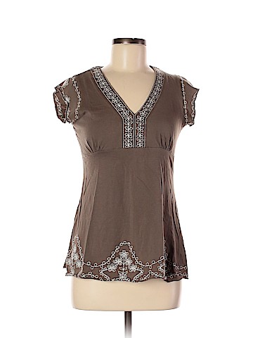 BCBGMAXAZRIA Short Sleeve Top (view 1)
