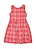 At Last 100% Cotton Plaid Red Dress Size 10 - 12 - photo 2