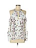 BCBGMAXAZRIA 100% Polyester White Sleeveless Blouse Size XS - photo 1