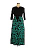 Assorted Brands Green Casual Dress Size 1X - photo 1