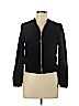 H&M 100% Polyester Black Jacket Size 4 - photo 1