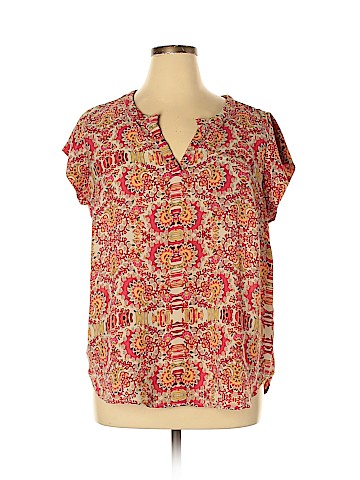 Rose & Thyme Short Sleeve Blouse (view 1)