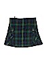 Lands' End Checkered-gingham Green Skort Size 8 - photo 1