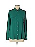 Ann Taylor LOFT Outlet 100% Polyester Green Long Sleeve Blouse Size M - photo 1
