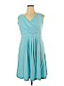 Lands' End Blue Casual Dress Size XL - photo 1