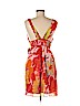 Fire Los Angeles 100% Polyester Red Cocktail Dress Size M - photo 2