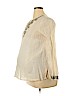 Liz Lange Maternity Ivory Long Sleeve Blouse Size XL - photo 1