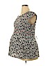 Motherhood 100% Polyester Black Sleeveless Blouse Size XL - photo 1