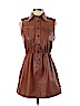 Etcetera 100% Leather Brown Leather Top Size 2 - photo 1