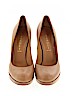 Casadei 100% Leather Tan Heels Size 10 - photo 2