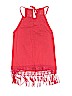 Unbranded Red Sleeveless Top Size 7 - 9 - photo 2