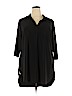 Women With Control Black 3/4 Sleeve Top Size 2X (petite) - photo 1