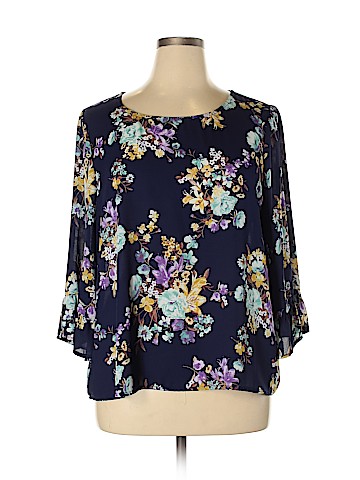 Cameo Appearance 3/4 Sleeve Blouse (view 1)
