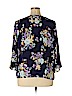 Cameo Appearance 100% Polyester Blue 3/4 Sleeve Blouse Size 1X - photo 2
