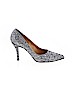 Nine West Silver Heels Size 7 1/2 - photo 1