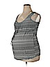 Motherhood 100% Rayon Gray Sleeveless Blouse Size XL - photo 1