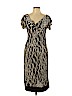 Diane von Furstenberg 100% Silk Brown Casual Dress Size 10 - photo 1