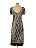 Diane von Furstenberg 100% Silk Brown Casual Dress Size 10 - photo 2