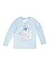 Cat & Jack Blue Long Sleeve T-Shirt Size 6 - 7 - photo 1