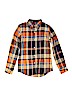 Unbranded Orange Long Sleeve Button-Down Shirt Size M (youth) - photo 1