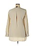 Ann Taylor Factory 100% Polyester Ivory Long Sleeve Blouse Size XL - photo 2