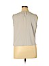 Eileen Fisher 100% Silk Gray Sleeveless Silk Top Size L - photo 2