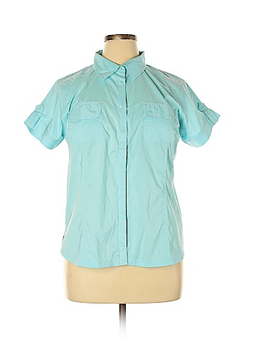 Eddie Bauer Short Sleeve Button-Down Shirt (view 1)