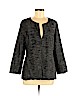 Eileen Fisher 100% Silk Black Silk Blazer Size M - photo 1