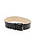 Nine West Solid Black Leather Belt Size M - photo 1