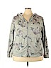 Leebe Gray Zip Up Hoodie Size 3X - photo 1