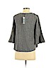 Ann Taylor Gray 3/4 Sleeve Blouse Size XXS (petite) - photo 2