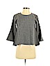 Ann Taylor Gray 3/4 Sleeve Blouse Size XXS (petite) - photo 1