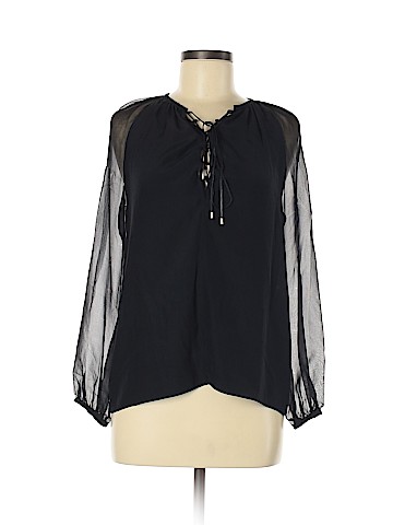 Altuzarra Long Sleeve Silk Top (view 1)