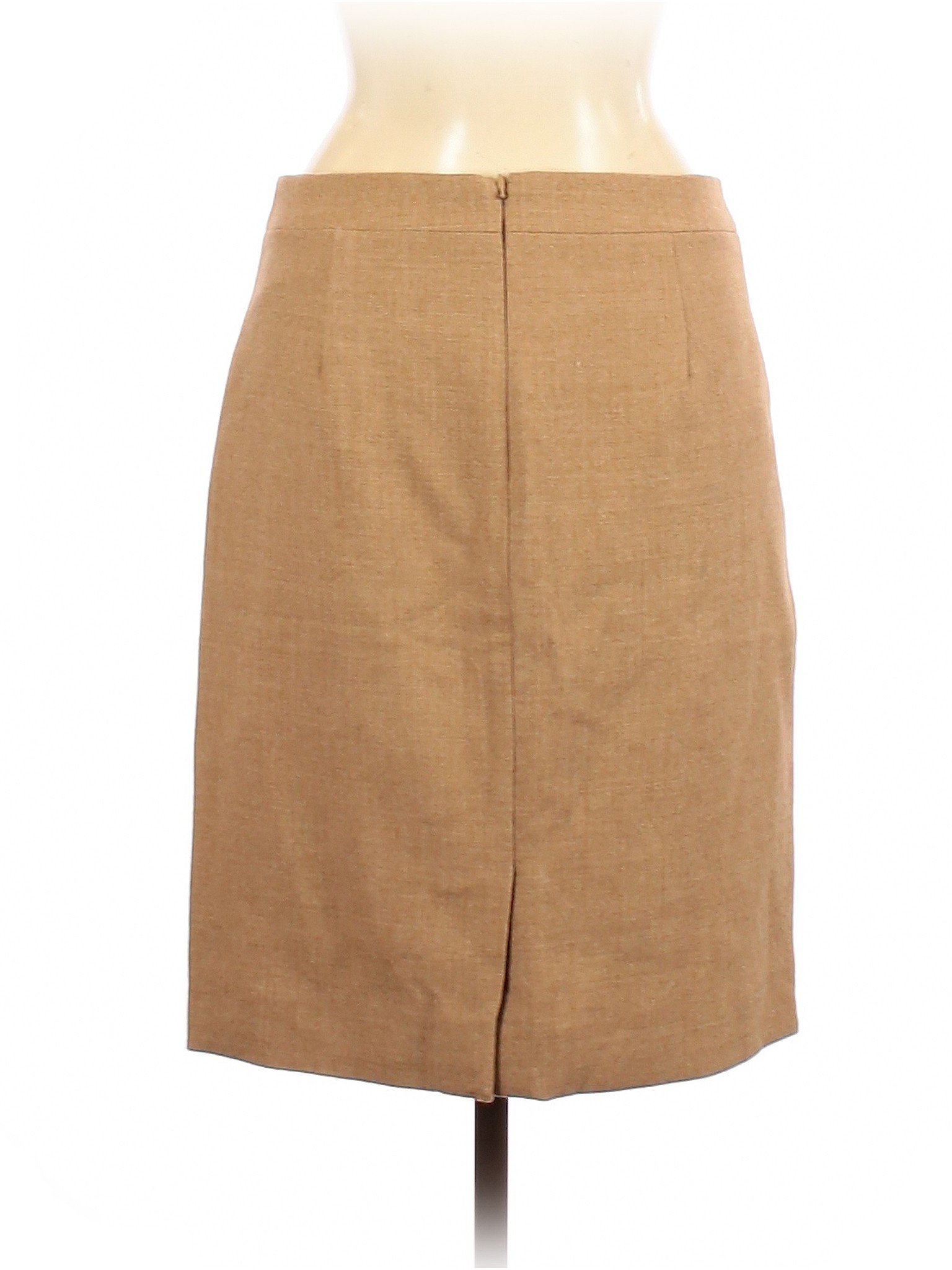 J.Crew Women Brown Wool Skirt 6 Petites | eBay